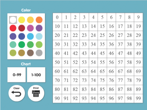 Interactive 99 or 100 Number Chart - The Teachers' Cafe ...