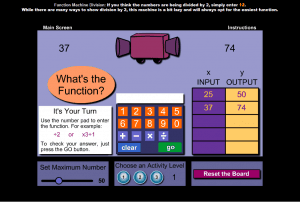 input output machine