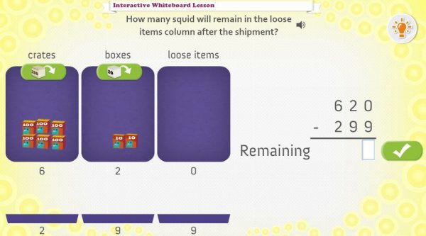 Interactive Subtraction Algorithm (4th Grade) - The Teachers' Cafe